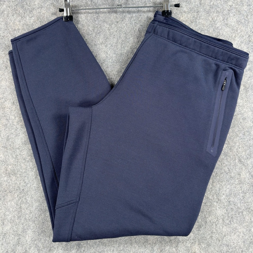 Arc'teryx Fleece Jogger Pants Mens 36x29 Blue Elastic Waist Zip Pockets Stretch